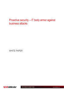 Proactive security – IT body armor against business attacks