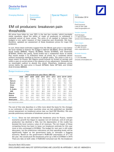EM oil producers: breakeven pain thresholds