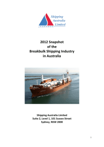 2012 Snapshot - Shipping Australia