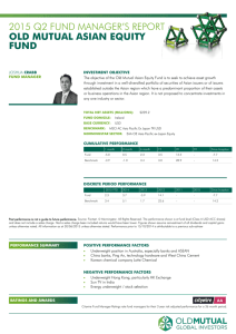2015 Q2 FUND MANAGER'S REPORT OLD MUTUAL ASIAN