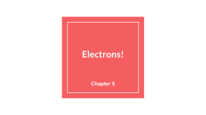 Electrons: Part 1