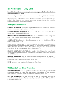 BP Promotions – July 2015