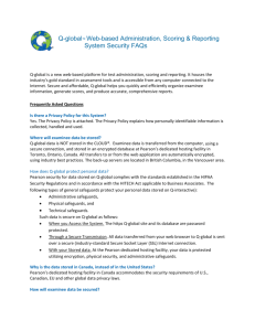 Q-global™ Web-based Administration, Scoring & Reporting System
