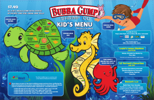 Dessert Drinks - Bubba Gump Shrimp Co.