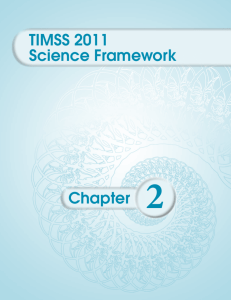 TIMSS 2011 Science Framework Chapter 2