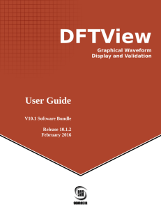 DFTView ® User Guide