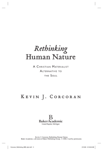 Rethinking Human Nature - Baker Publishing Group