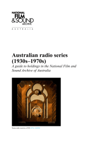 Australian radio series (1930s–1970s) (PDF 823.8 KB)