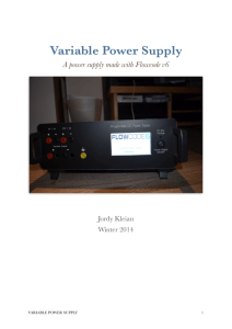 Variable Power Supply Flowcode v6