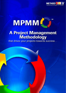 A Project Management Methodology