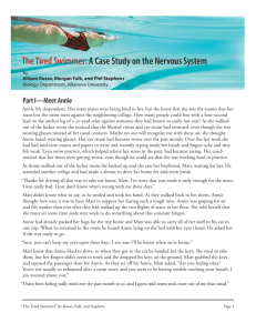 The Tired Swimmer:A Case Study on the Nervous System