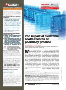 to view the article - Pharmacy Health Information Technology