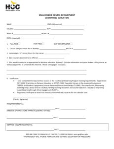 CE Course Approval Form