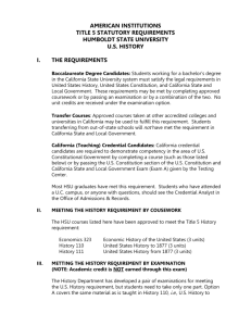 Title 5 Statutory Requirements