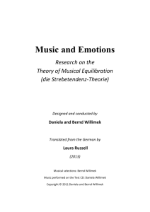 Music and Emotions
