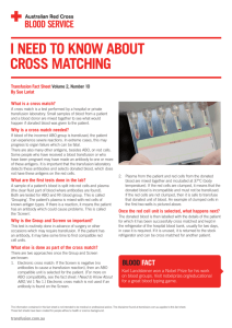 i need to know about cross matching