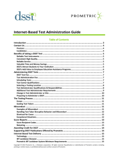 Internet-Based Test Administration Guide