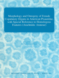 Morphology and Ontogeny of Female Copulatory Organs in