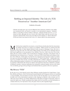 Battling an Imposed Identity: The Life of a TCK