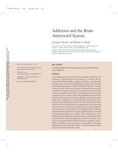 Addiction and the Brain Antireward System