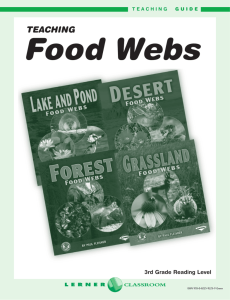 Teaching Food Webs - Lerner Publishing Group
