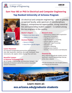 Top-Ranked University of Arizona Program