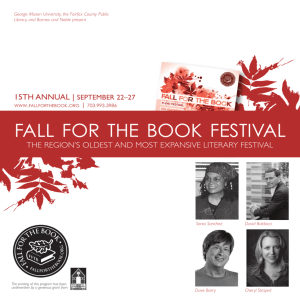 FALL FOR THE BOOK FESTIVAL