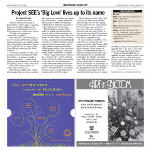 Project SEE's 'Big Love' lives up to its name
