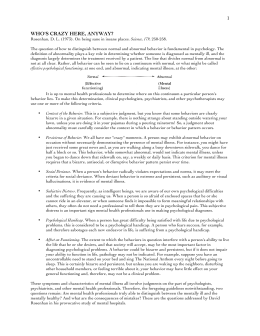 rosenhan summary A presentation on the key study by rosenhan (1973) on the reliability of diagnosis in schizophrenia includes both a teacher copy (full detail) and a student copy. rosenhan summary A presentation on the key study by rosenhan (1973) on the reliability of diagnosis in schizophrenia includes both a teacher copy (full detail) and a student copy.