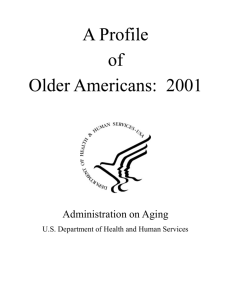 A Profile of Older Americans: 2001