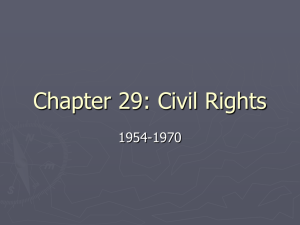 Chapter 29: Civil Rights