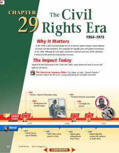 Chapter 29: The Civil Rights Era, 1954-1973
