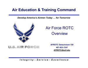 Air Force ROTC Overview
