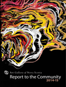 Report to the Community - Art Gallery of Nova Scotia