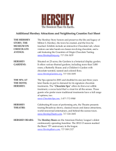 Hershey and Its Neighboring Attractions Fact Sheet