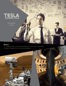 Supporters Guide - Tesla Foundation Group