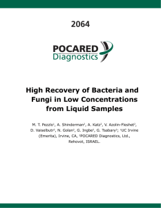 High Recovery of Bacteria and Fungi in Low Concentrations from