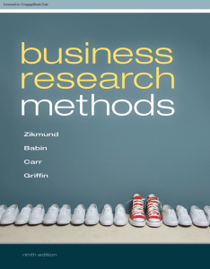 Business Research Methods, 9th ed.