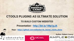 CTOOLS PLUGINS AS ULTIMATE SOLUTION