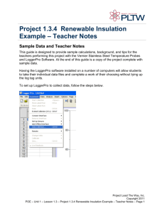 Project 1.3.4 Renewable Insulation R