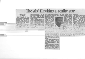 The Als Hawkins a Reality Star