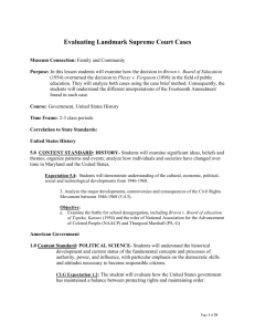 Evaluating Landmark Supreme Court Cases
