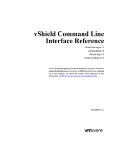 vShield Command Line Interface Reference