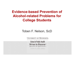 Dr. Toben Nelson, University of Minnesota School of Public Health