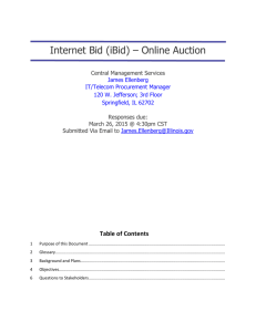 Internet Bid (iBid) – Online Auction
