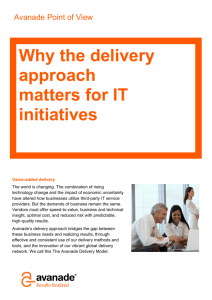 Why the delivery approach matters for IT initiatives