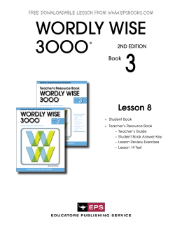Wordly wise book 7 lesson 11 words