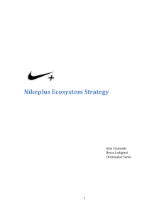 Nikeplus Ecosystem Strategy