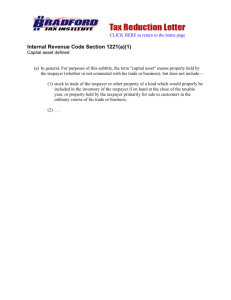 Internal Revenue Code Section 1221(a)(1)