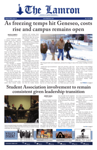As freezing temps hit Geneseo, costs rise and campus remains open